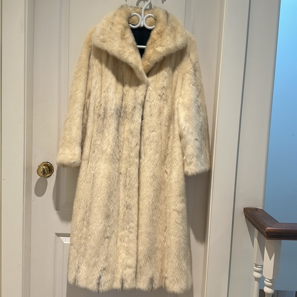 Long fur coat